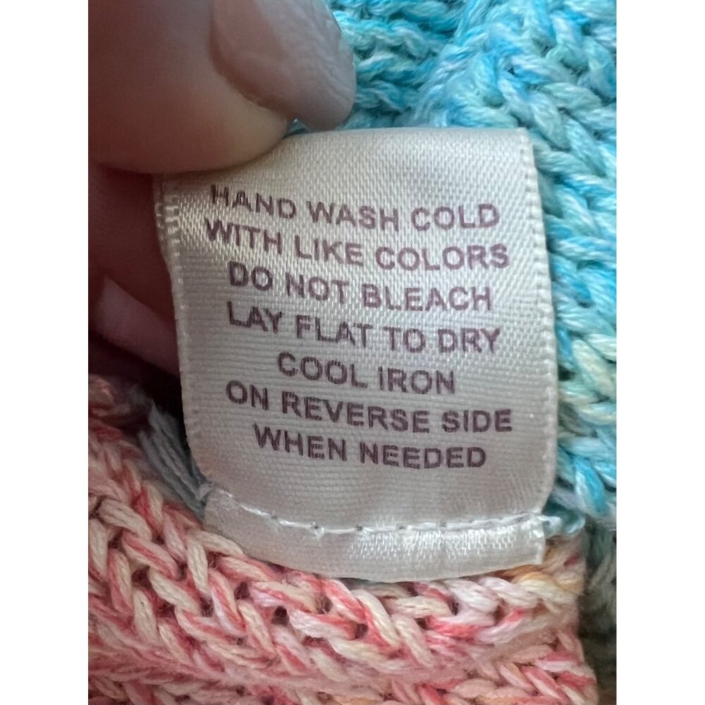 Anthropologie x Willow & Clay Ombre Rainbow Metallic Threading Knit Sweater - Picture 11 of 12